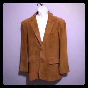 Suede blazer